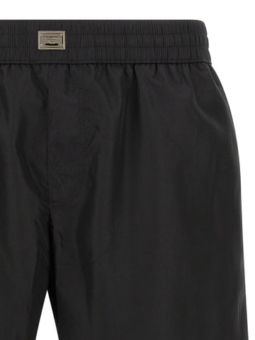 Black Polyamide Swim Shorts