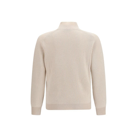 Beige Cashmere Turtleneck
