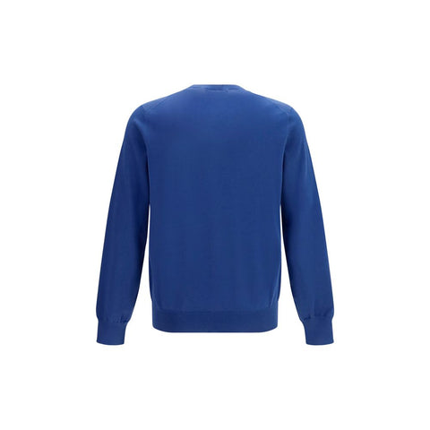 Blue Cotton Sweatshirt