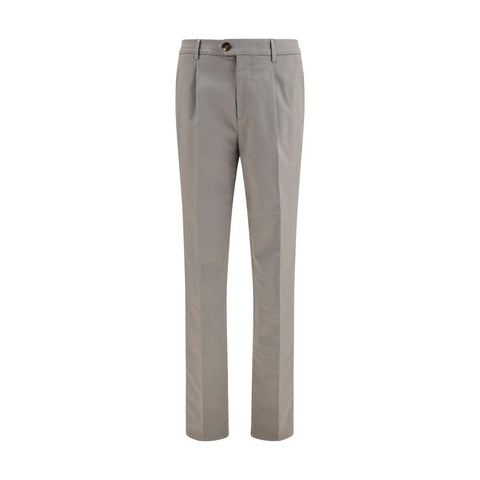 Bicolor Cotton Chino Pants