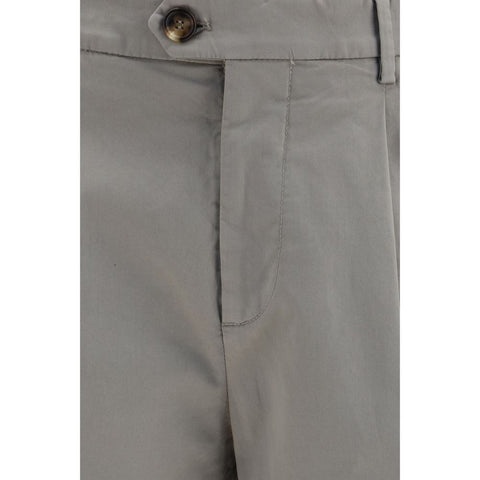 Bicolor Cotton Chino Pants