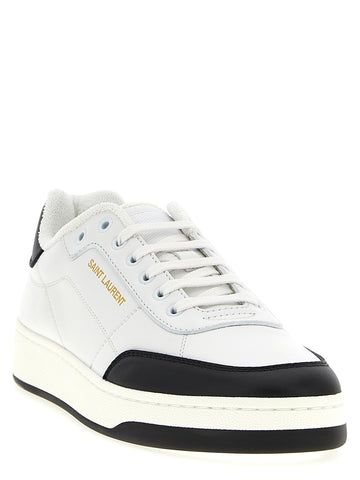 Bicolor Calfskin Low Top Sneakers