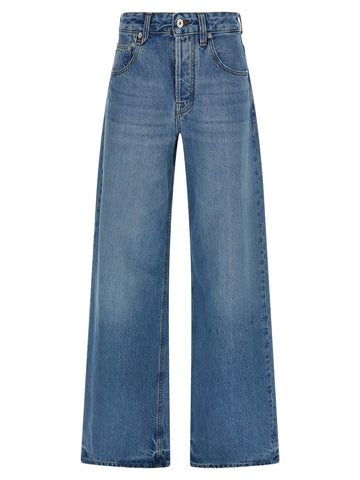 Blue Cotton Jeans Denim