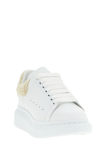 Beige Calfskin Chunky Sneakers