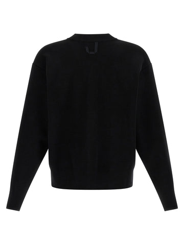 Black Merino Wool Cardigan