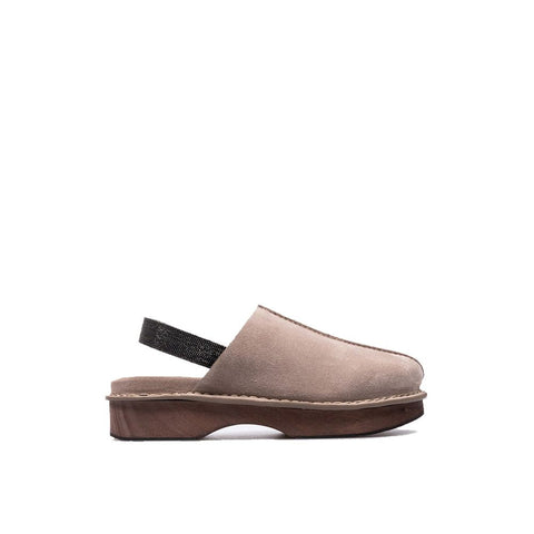 Brown Leather Mules
