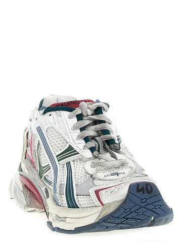 Multicolor Polyethylene Athletic Sneakers
