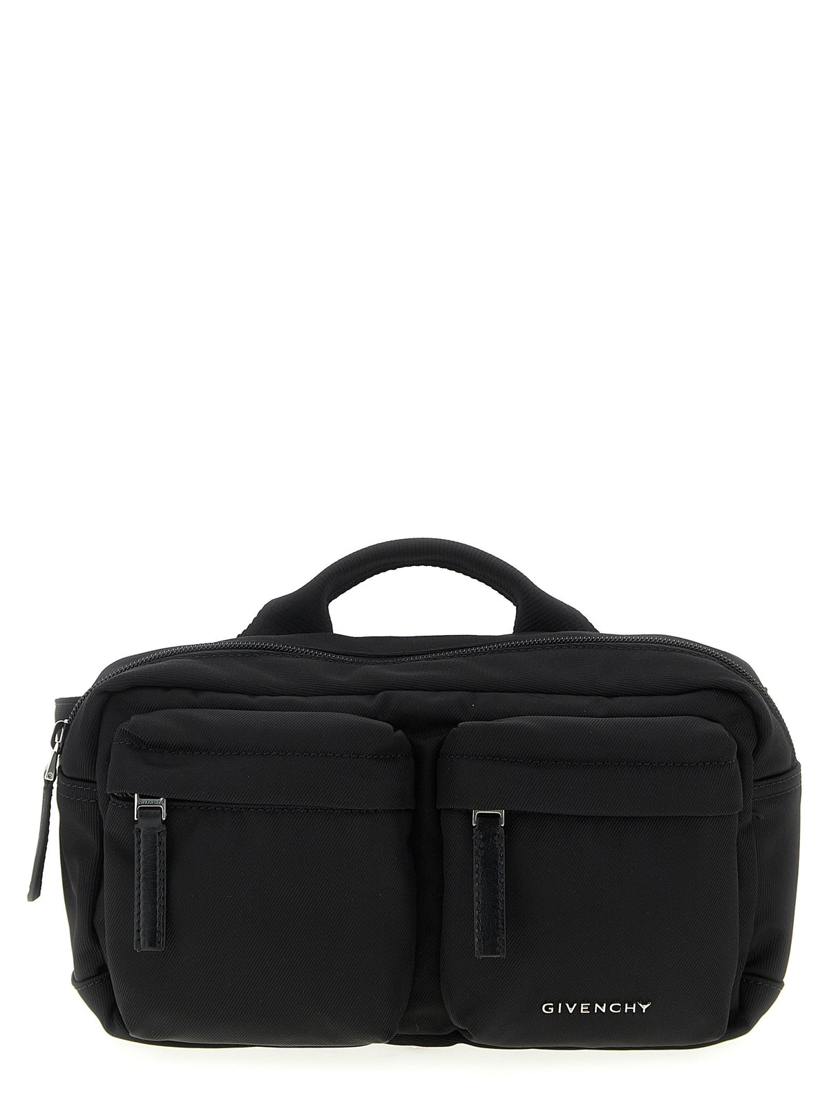 Black Polyamide Crossbody Bag