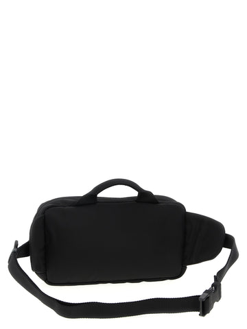 Black Polyamide Crossbody Bag