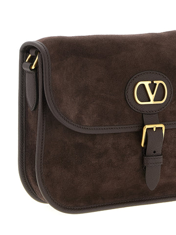 Brown Cowhide Crossbody Bag