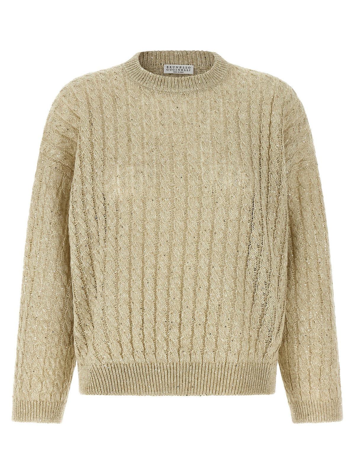 Beige Linen Cardigan
