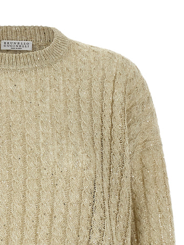 Beige Linen Cardigan