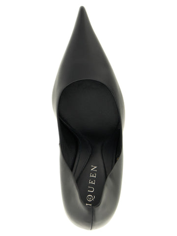 Black Calfskin High Heel Pumps