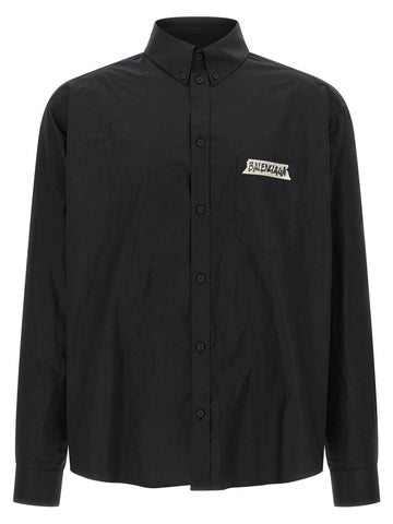 Black Cotton Blouse