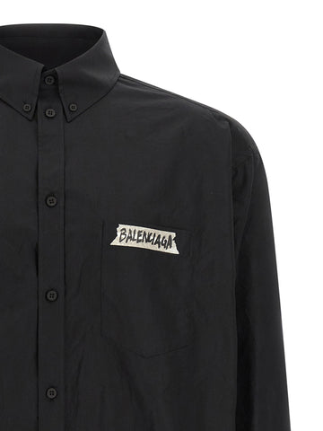 Black Cotton Blouse
