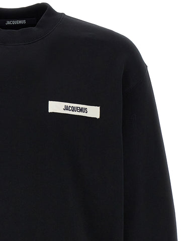Black Cotton Sweatshirt
