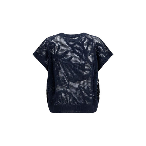 Blue Linen T-Shirt