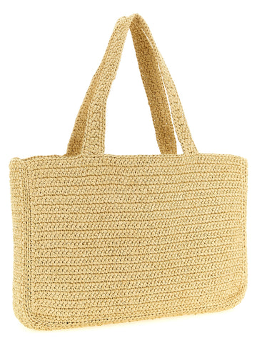 White Viscose Tote Bag