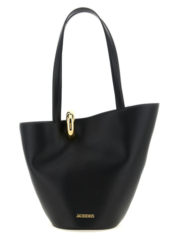 Black Cowhide Shoulder Bag
