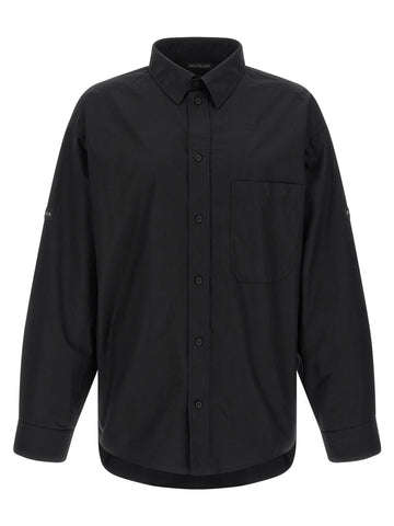 Black Cotton Blouse