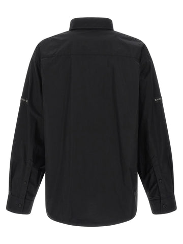 Black Cotton Blouse