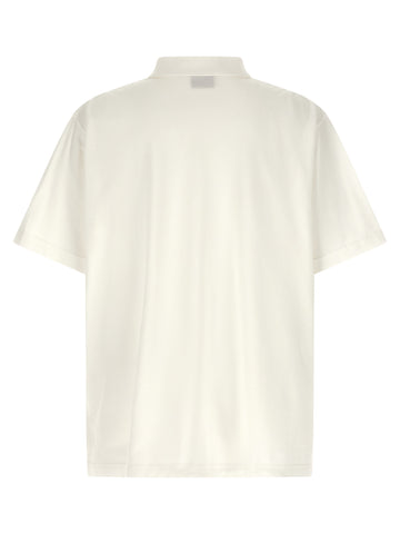 White Cotton Polo Shirt