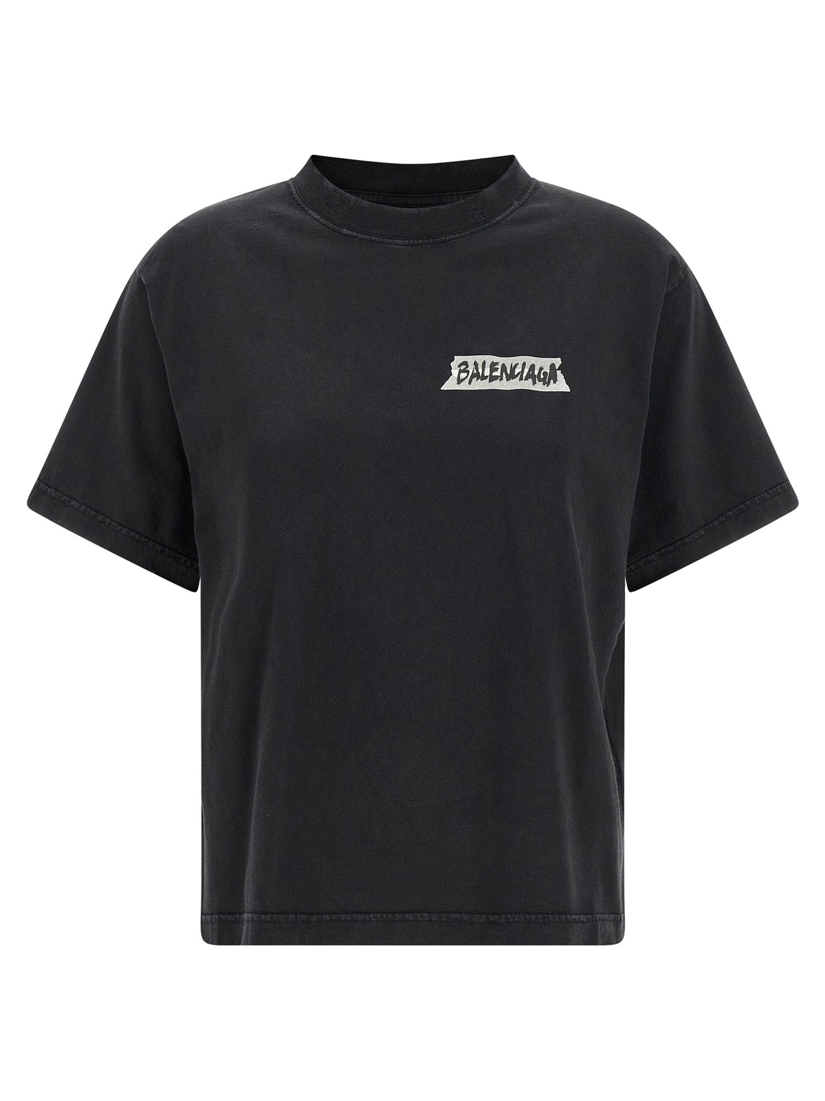 Black Cotton T-Shirt