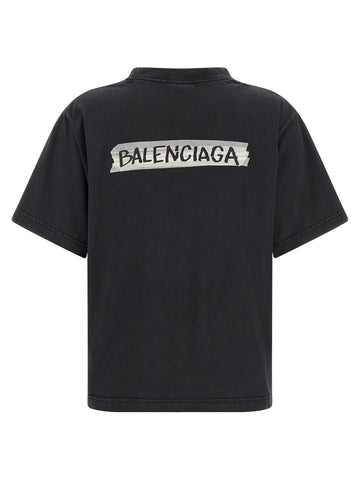 Black Cotton T-Shirt