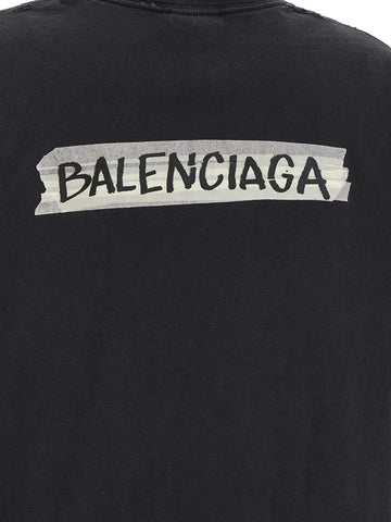 Black Cotton T-Shirt