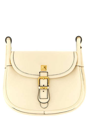 White Calfskin Shoulder Bag