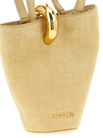 Beige Calfskin Handbag