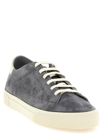 Gray Calfskin Sneakers