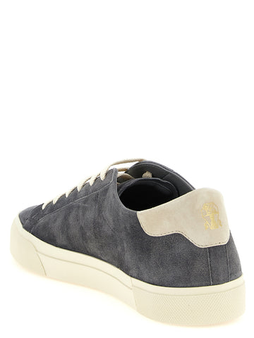 Gray Calfskin Sneakers