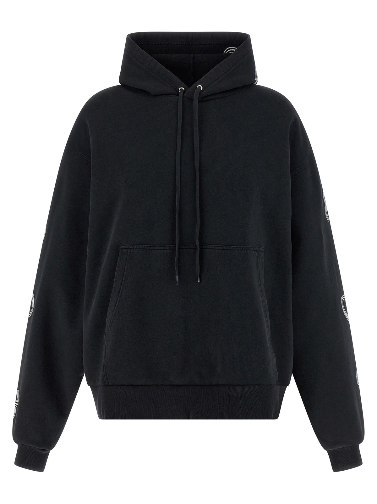 Black Cotton Hoodie