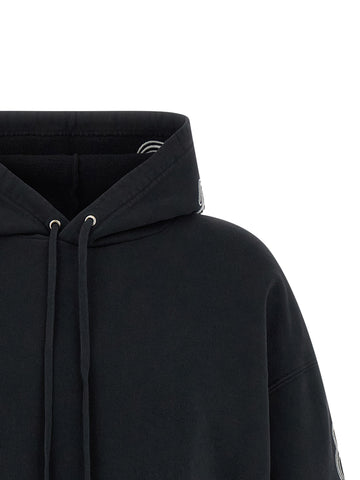 Black Cotton Hoodie
