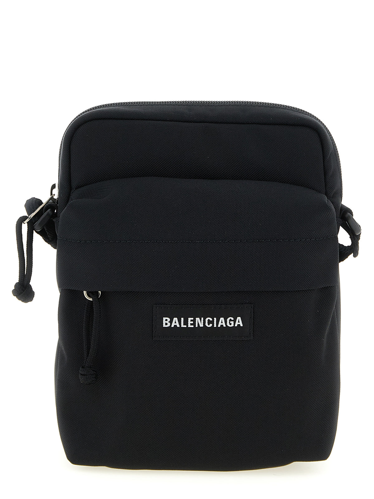 Black Polyamide Crossbody Bag
