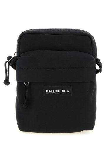 Black Polyamide Crossbody Bag
