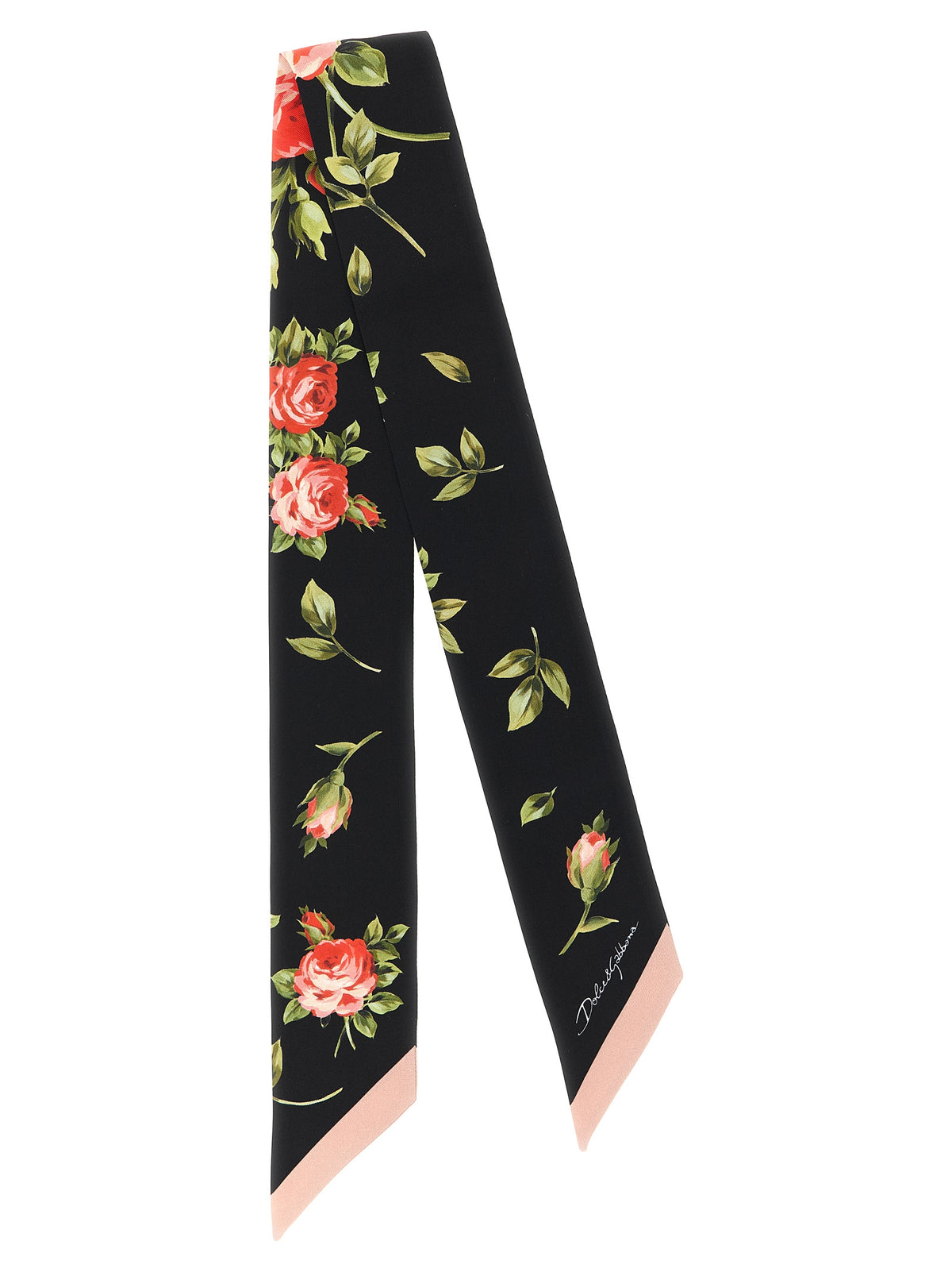 Black Silk Foulard