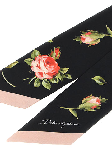 Black Silk Foulard