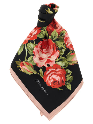 Black Silk Foulard