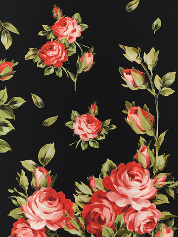 Black Silk Foulard