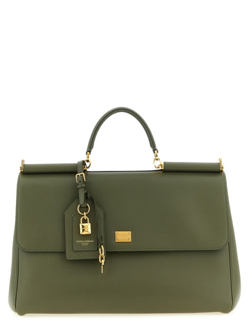 Bicolor Calfskin Handbag