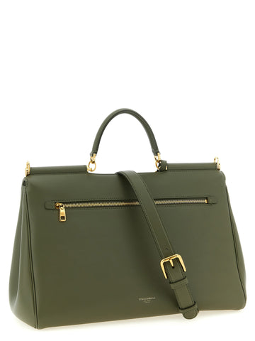 Bicolor Calfskin Handbag