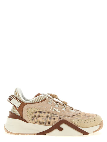 Multicolor Polyamide Athletic Sneakers