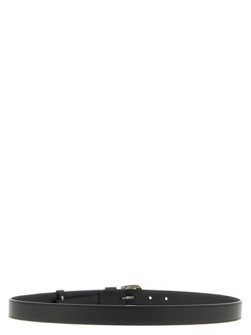 Black Calfskin Regular Belt