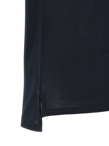Blue Cotton Polo Shirt
