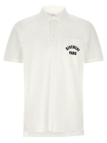 White Cotton Polo Shirt
