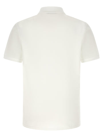 White Cotton Polo Shirt