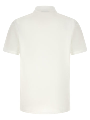 White Cotton Polo Shirt