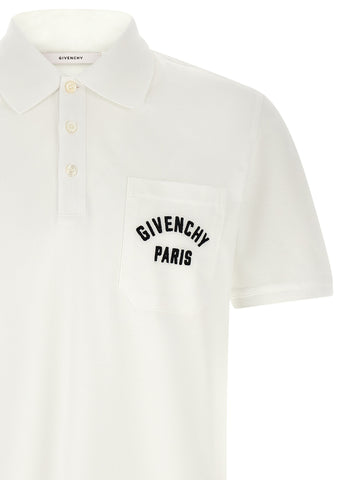 White Cotton Polo Shirt
